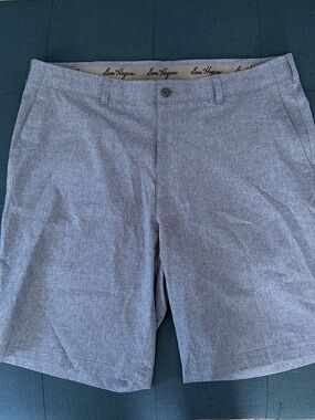 Ben Hogan Blue Heather Men's Golf Shorts 38 waist